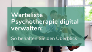 Das Bild zeigt eine Menge an Menschen die warten und spielt die Folgen einer Warteliste, die nicht digital ist, an.